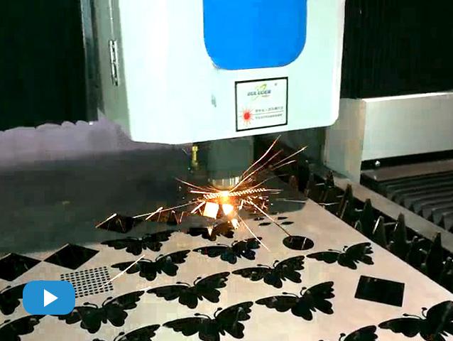 布洛尔光纤激光切割机4015试机视频